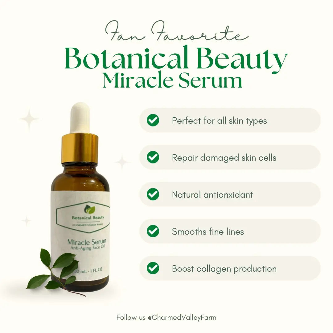 Flower Oil Face Serum Set Charmed Valley Farm